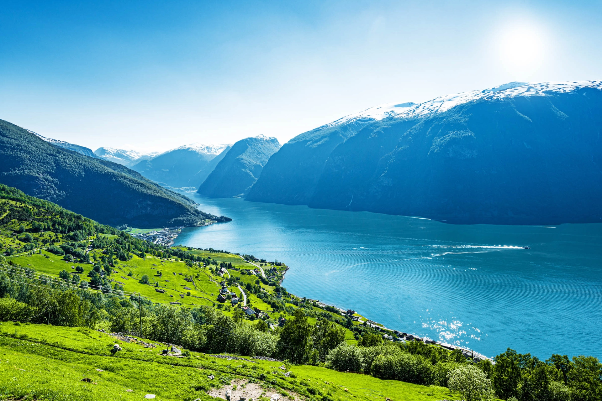 Udsigt over Sognefjorden