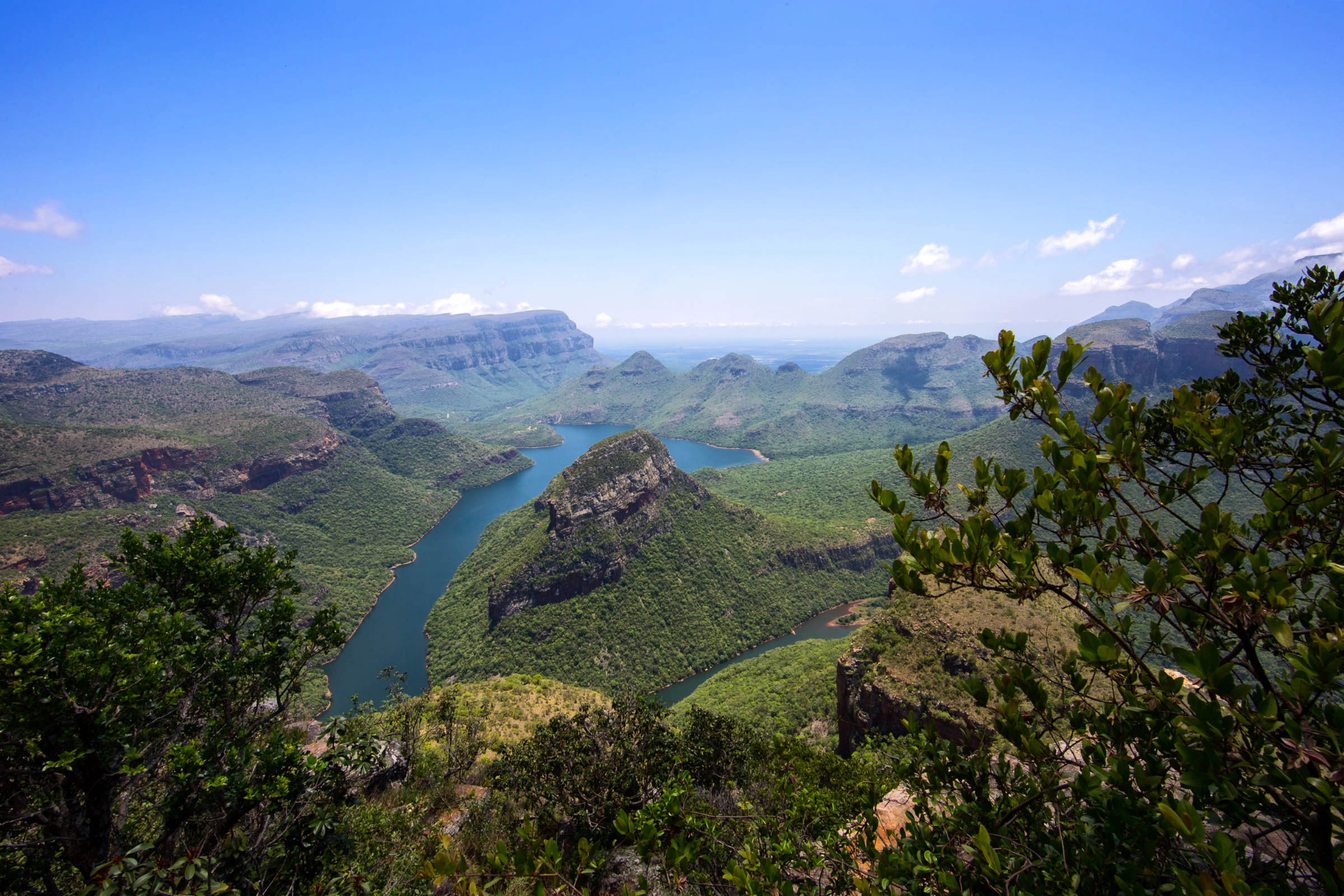 På Panorama-ruten oplever vi verdens tredje største canyon, The Three Rondavels