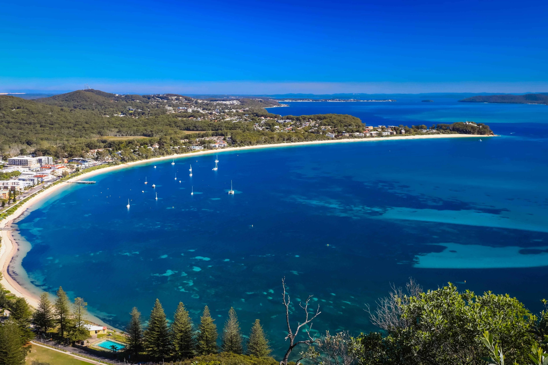 Shoal Bay i Port Stephens