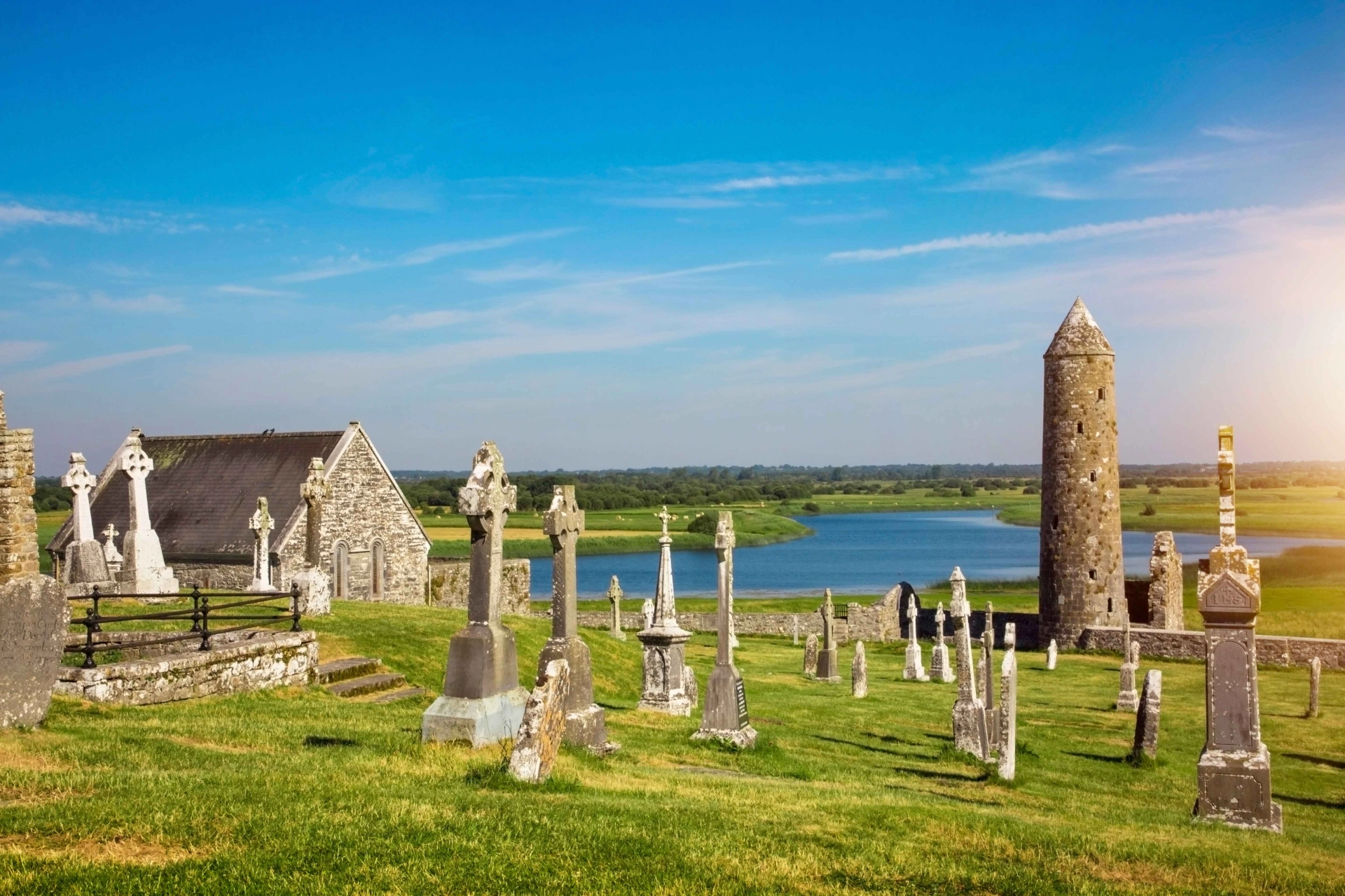 En del af munkeklostret Clonmacnoise