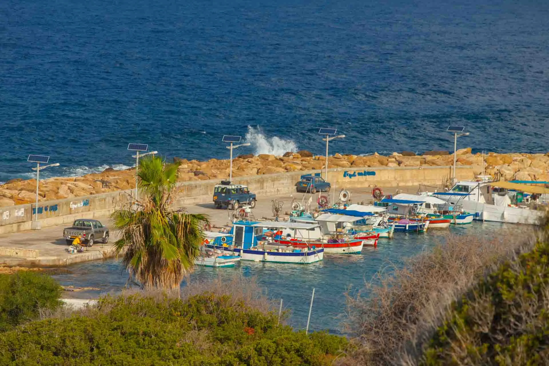 Den lille fiskerihavn St. George's Harbour