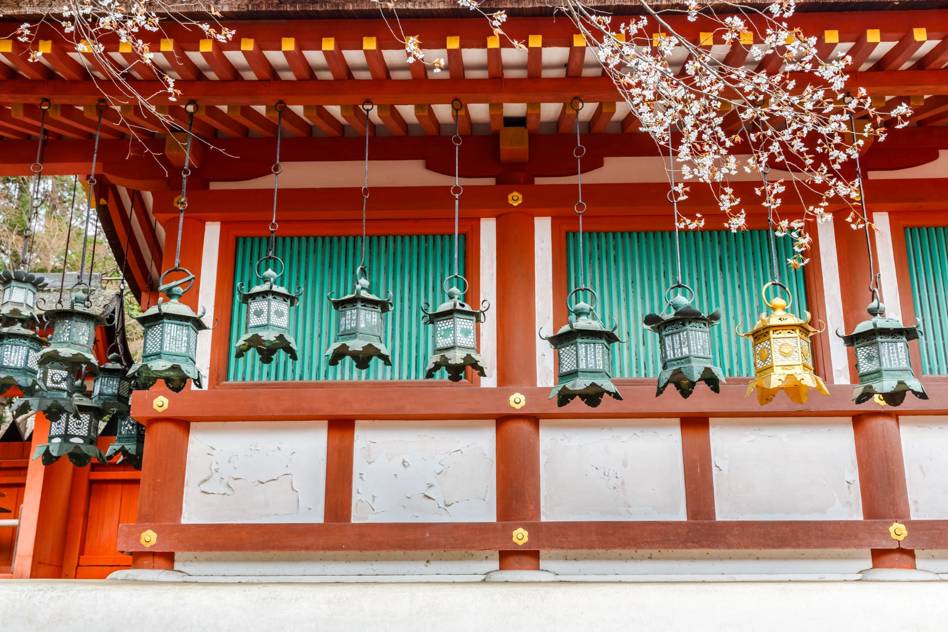 Shintohelligdommen Kasuga Taisha I Nara