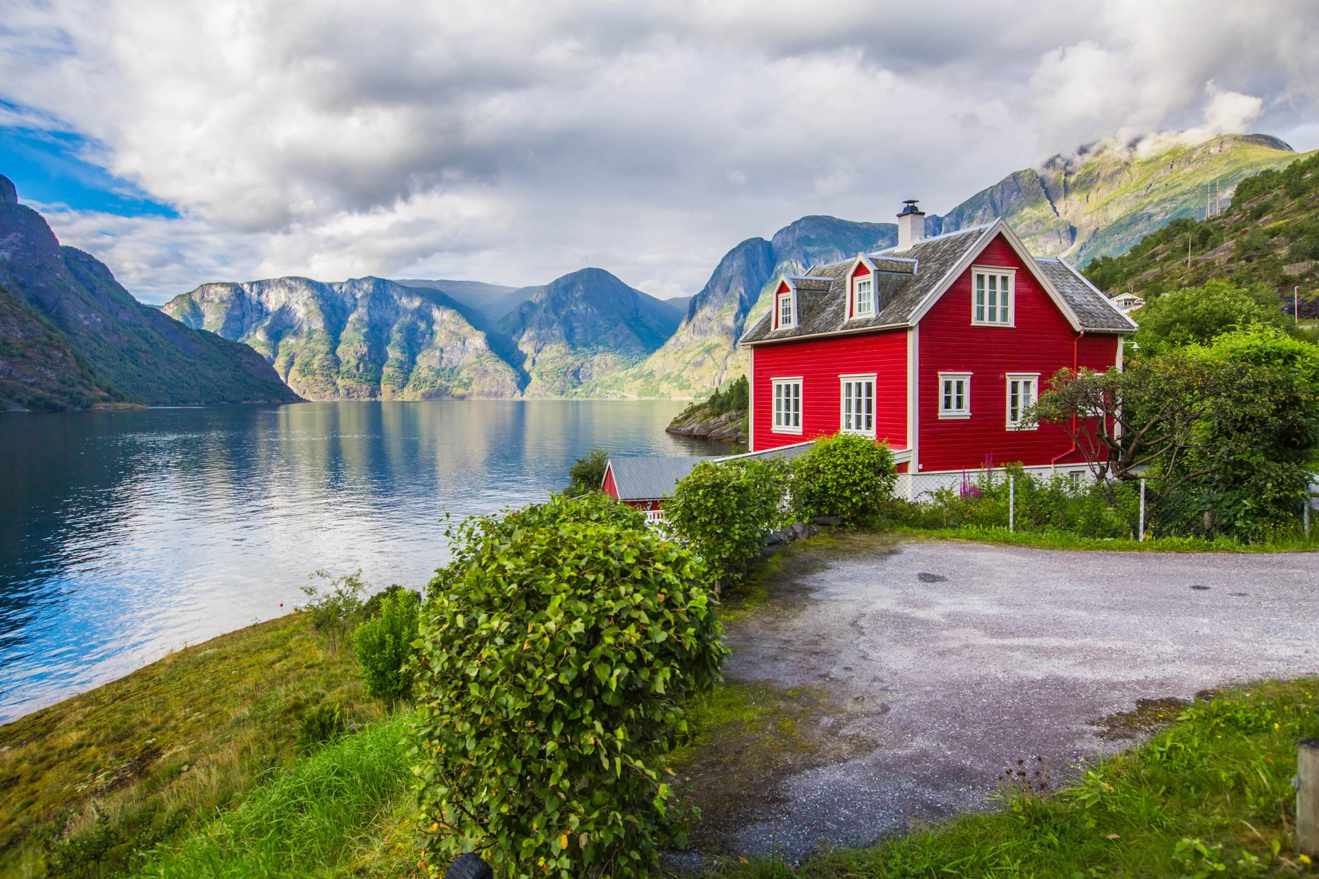 Ved den UNESCO-beskyttede Sognefjord
