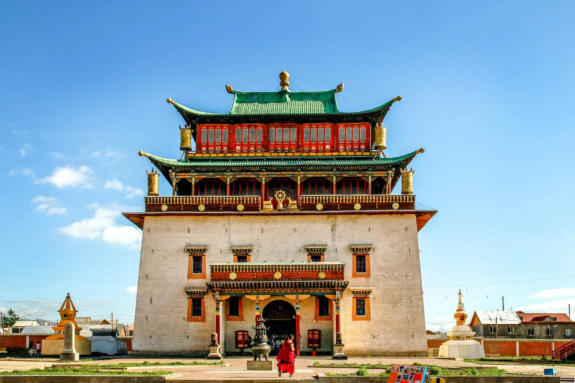 Gandan-klostret i Ulan Bator – Mongoliets vigtigste buddhistiske kloster