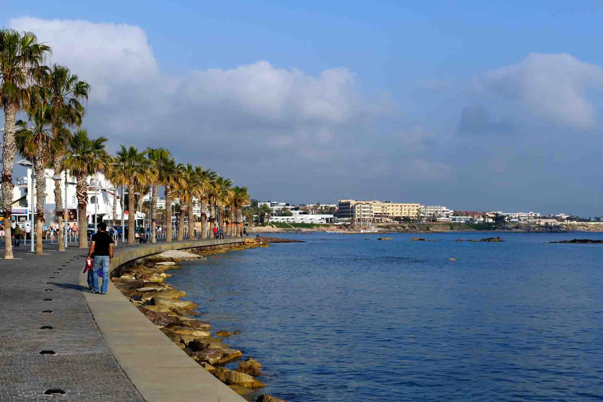 Paphos' havnepromenade