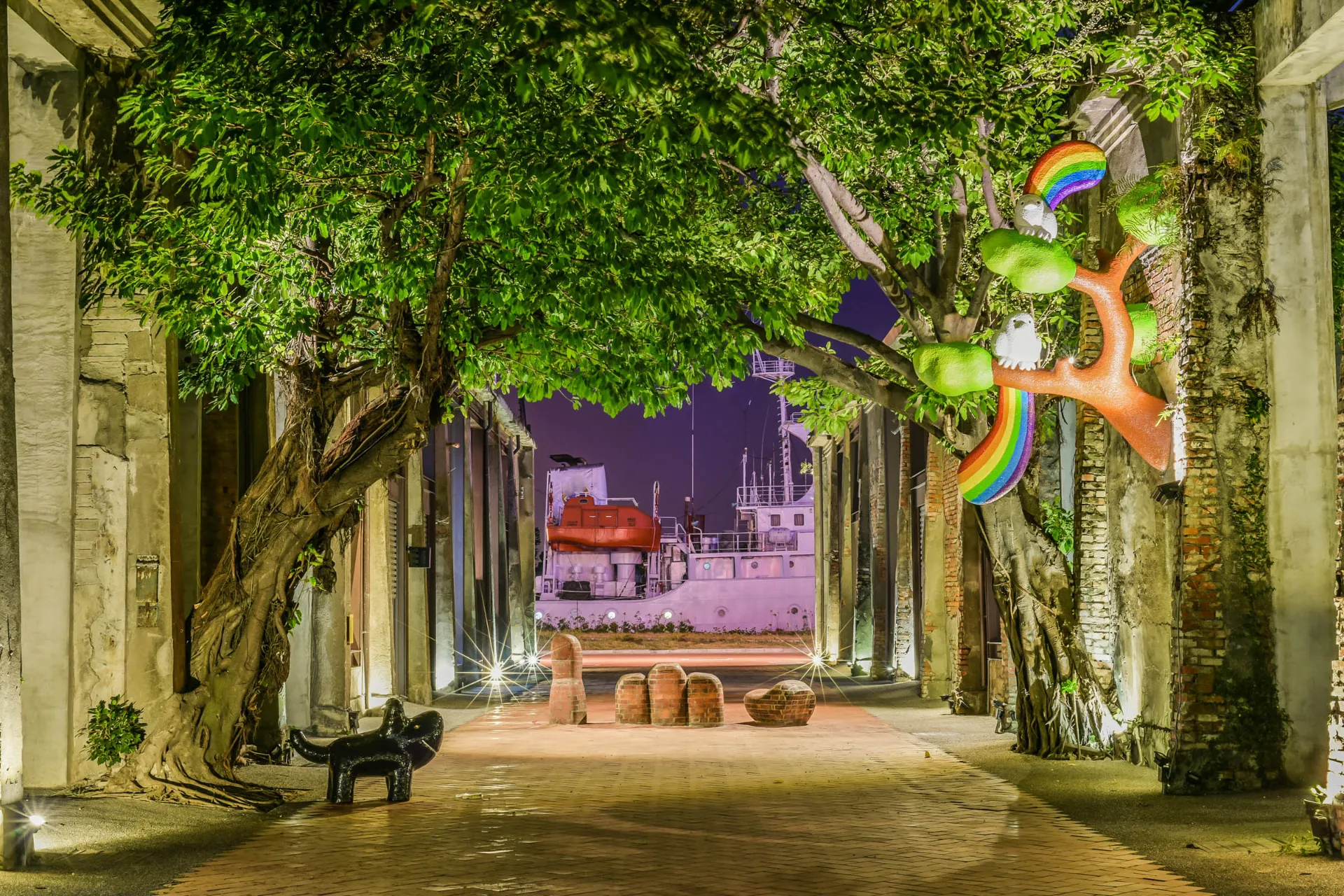 Pier‑2 Art Center i Kaohsiung 2 Pier‑2 Art Center i Kaohsiung 2