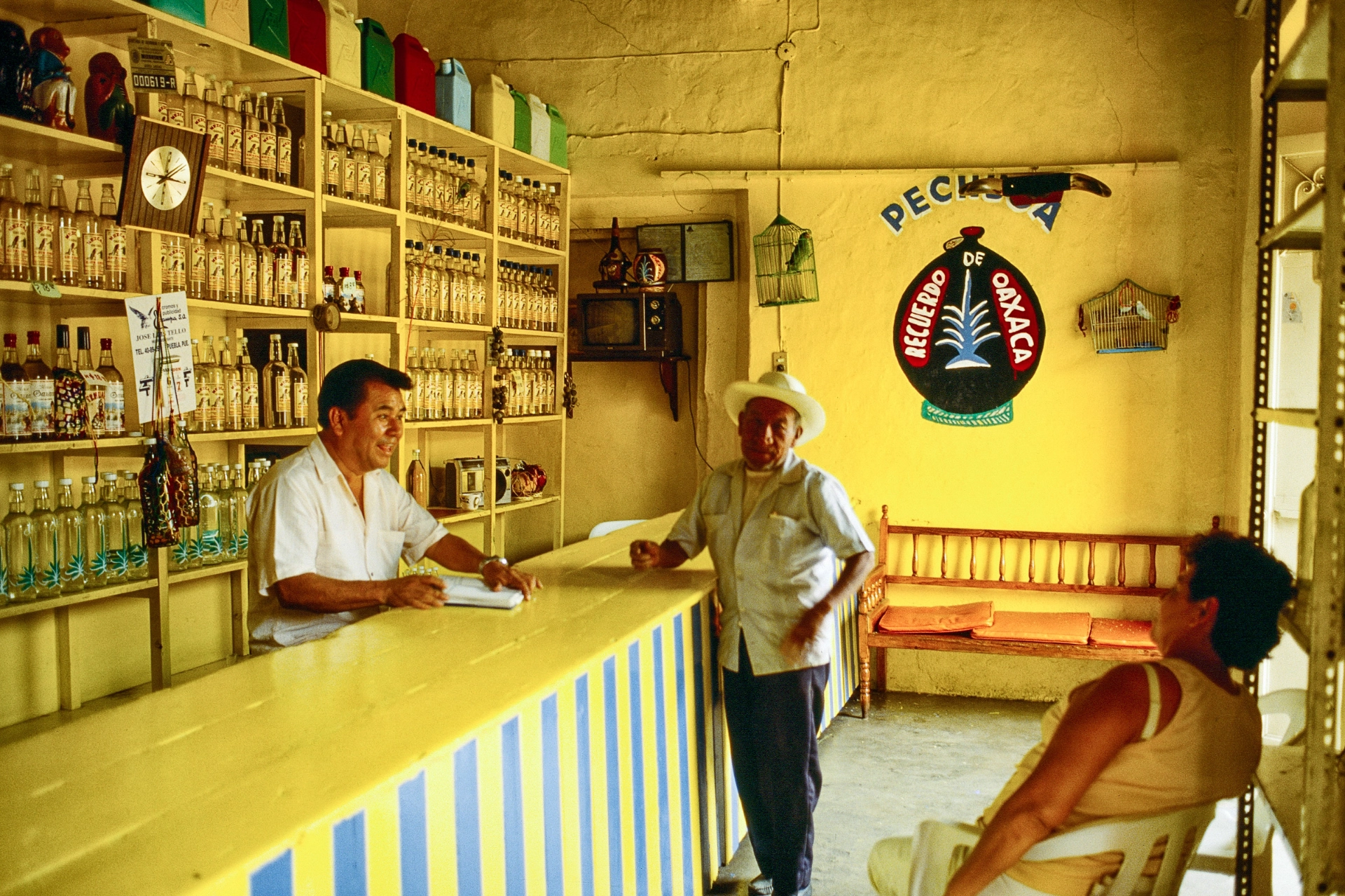 Mezcal-bar med lokale specialiteter