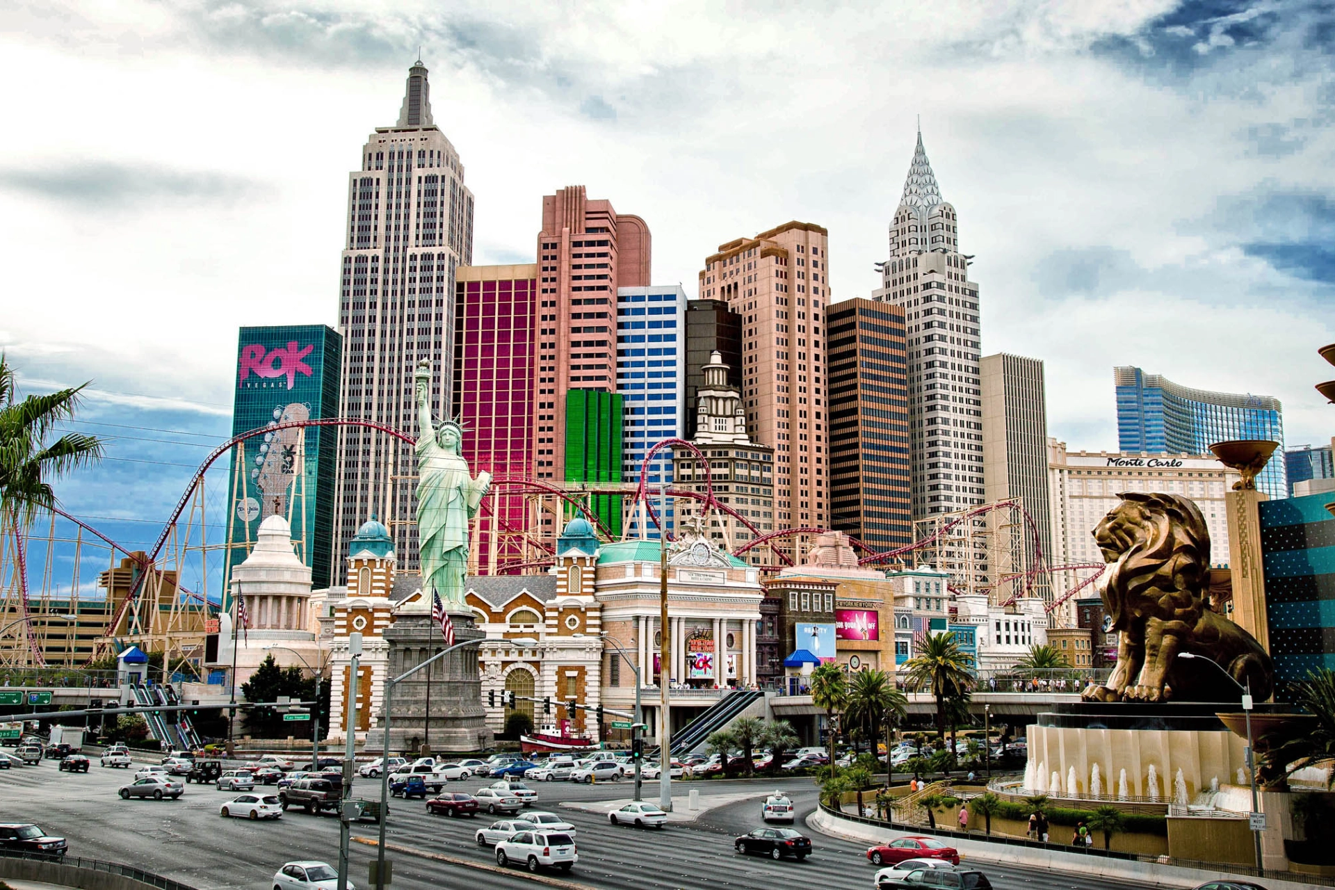 Las Vegas med glimmer og neon overalt