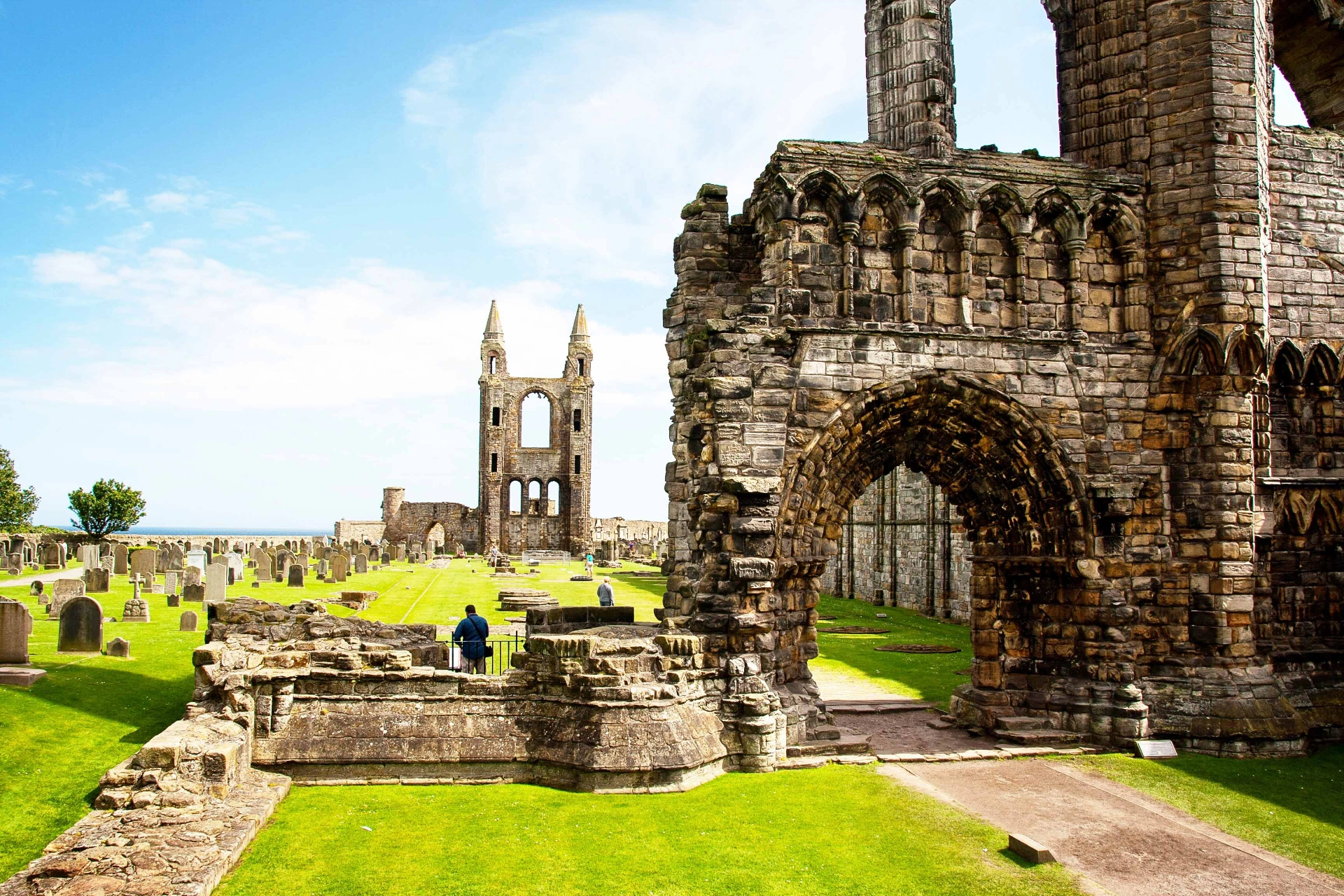 Mærk historiens vingesus i St. Andrews