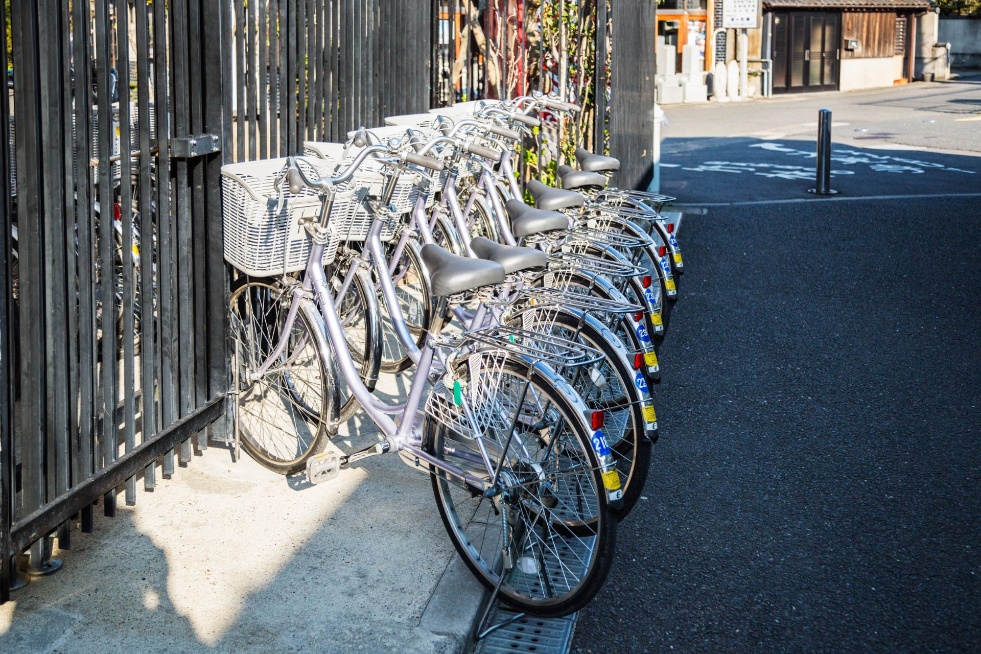 Kyoto er en cykelvenlig by 