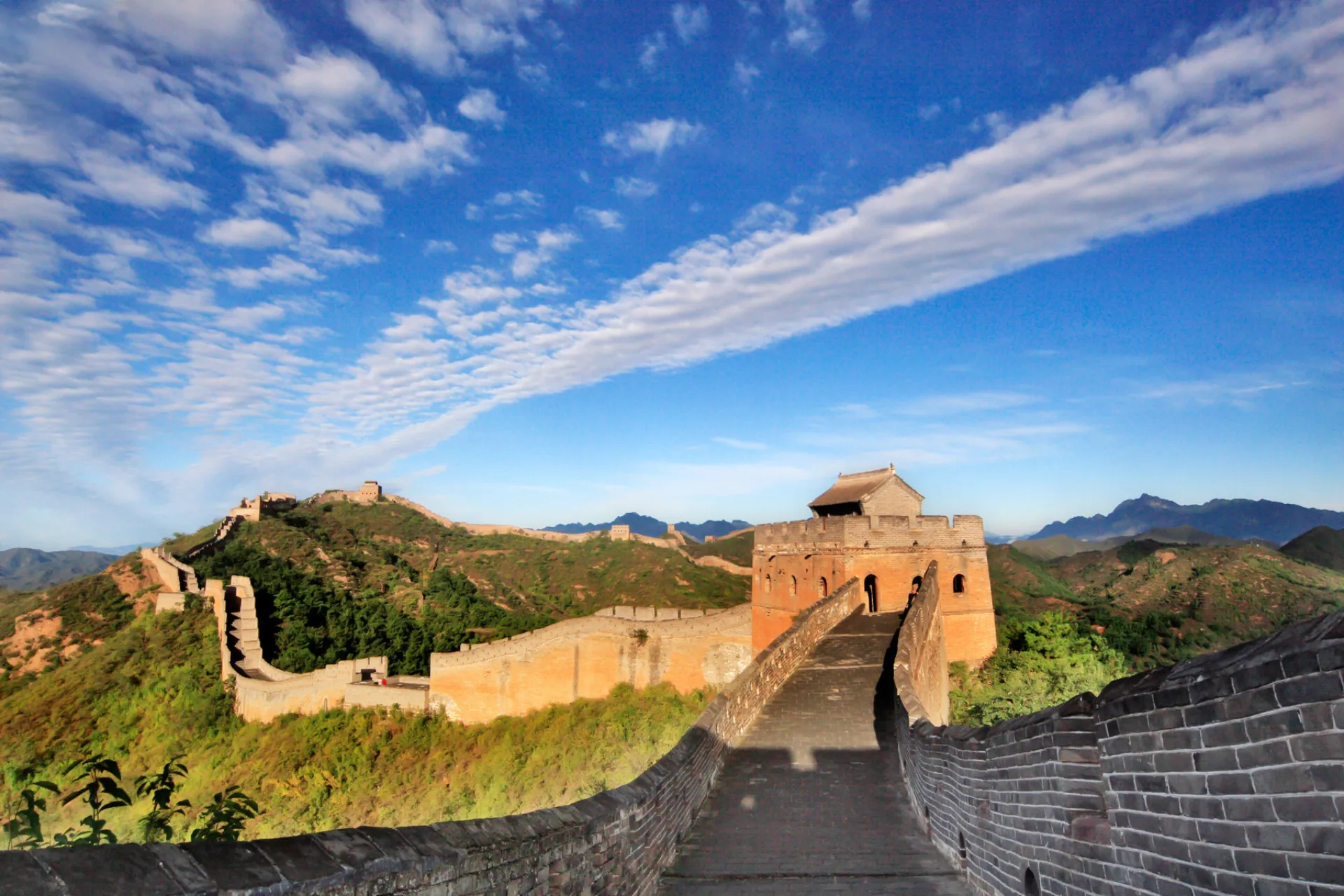 Den Kinesiske Mur er ca 21.000 km lang