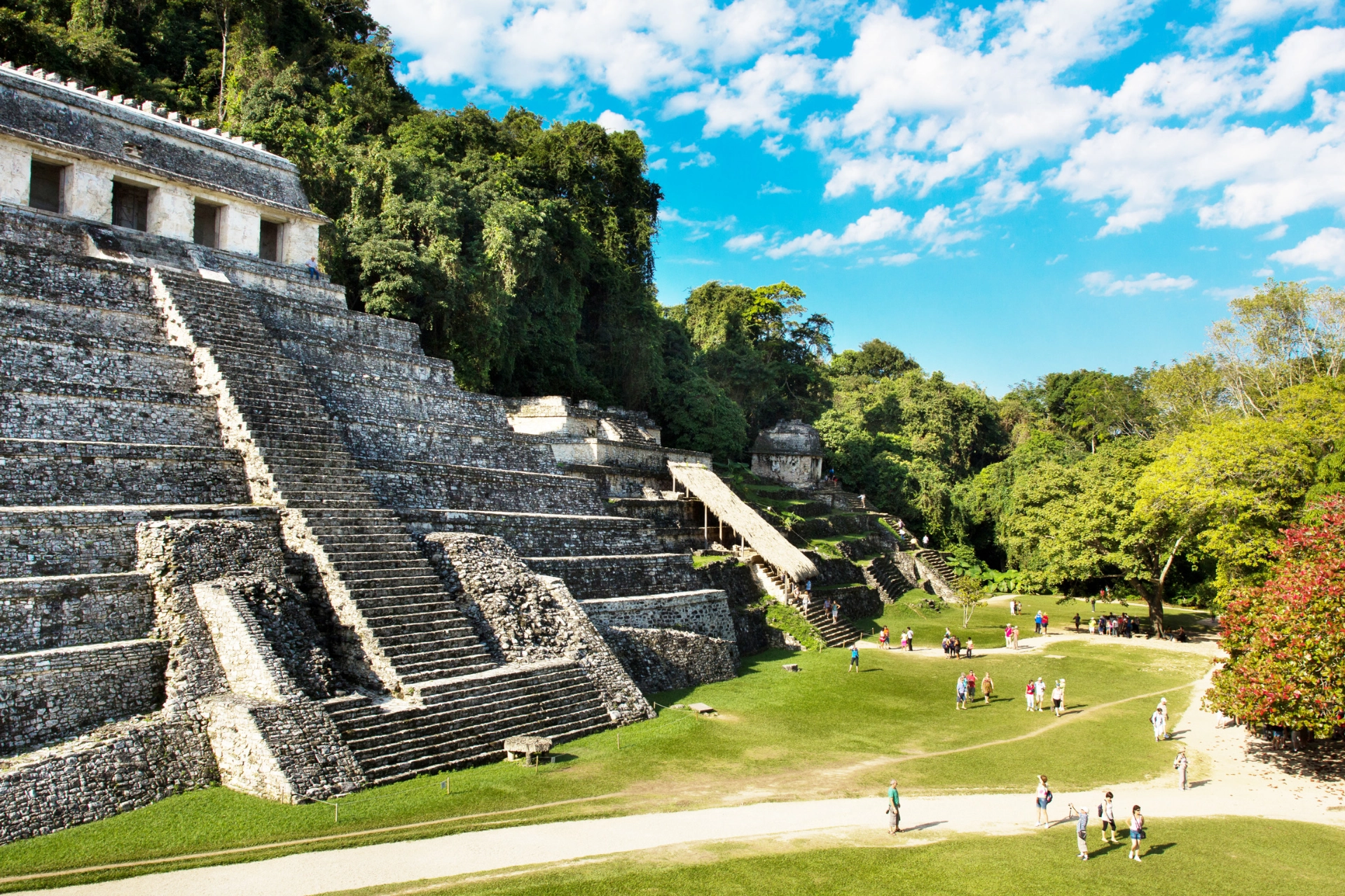 Indskrifternes tempel - Maya ruin i Palenque