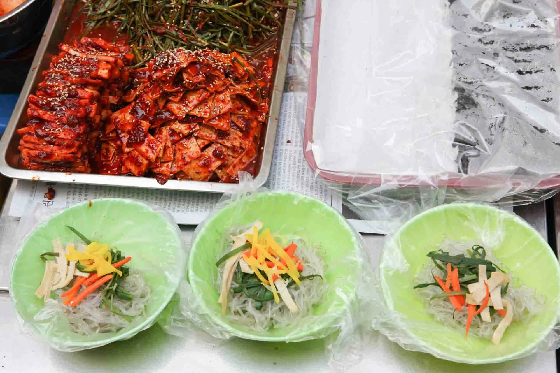 Street food i Busan Street food i Busan