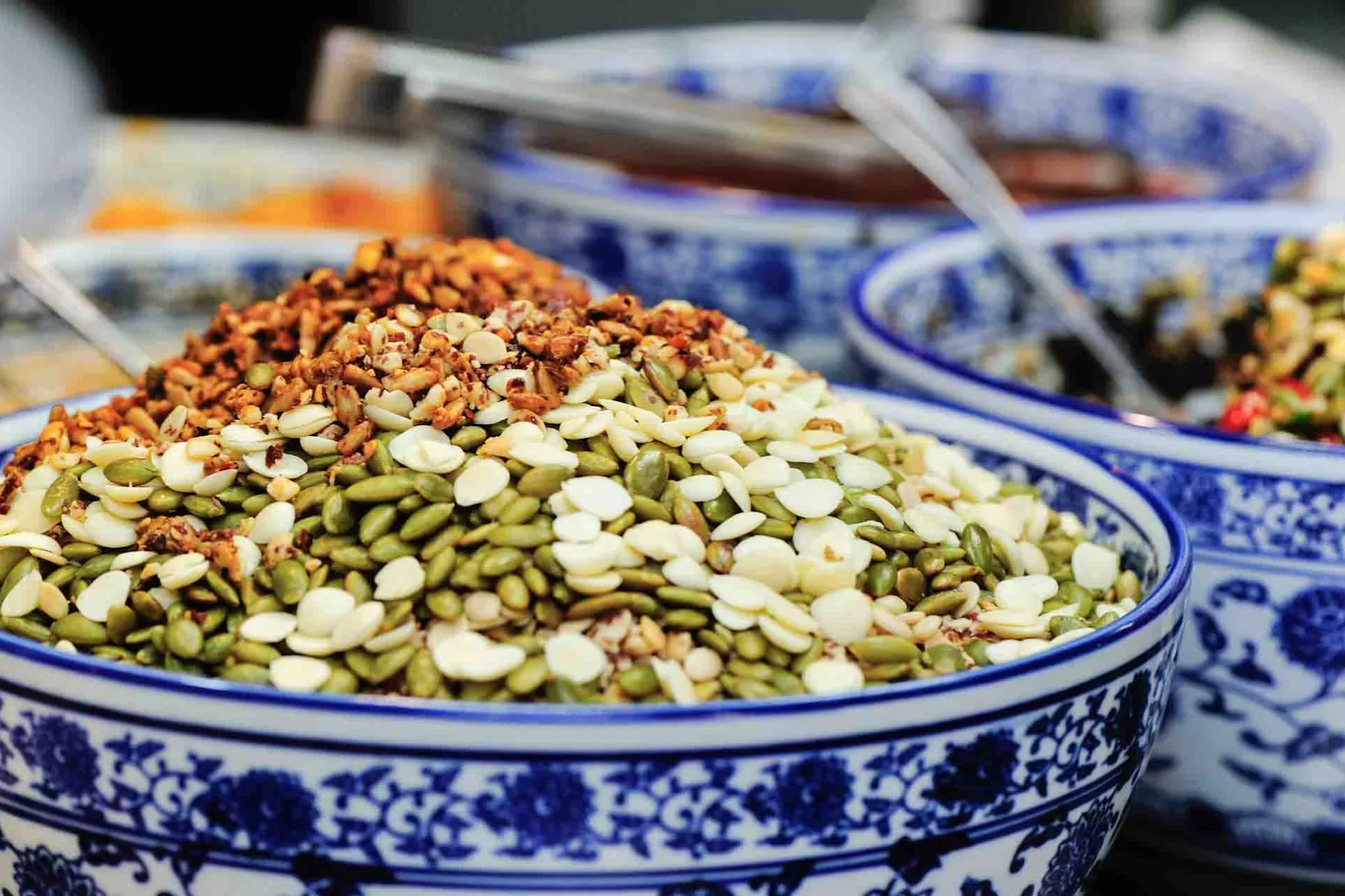 Kinesiske krydderi- og frøblandinger