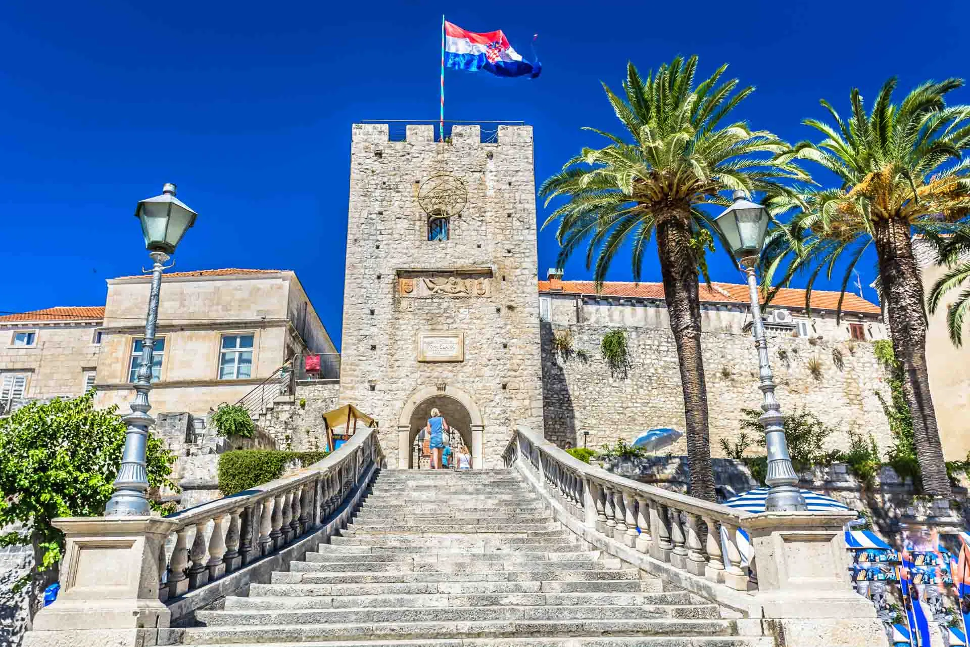 Indgangen til den historiske by, Korčula
