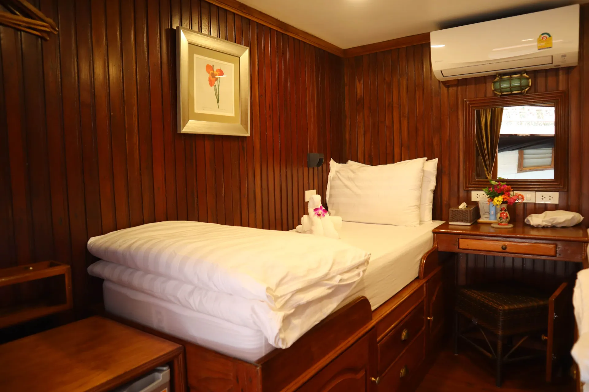 Twinbed kahyt med aircondition Twinbed kahyt med aircondition