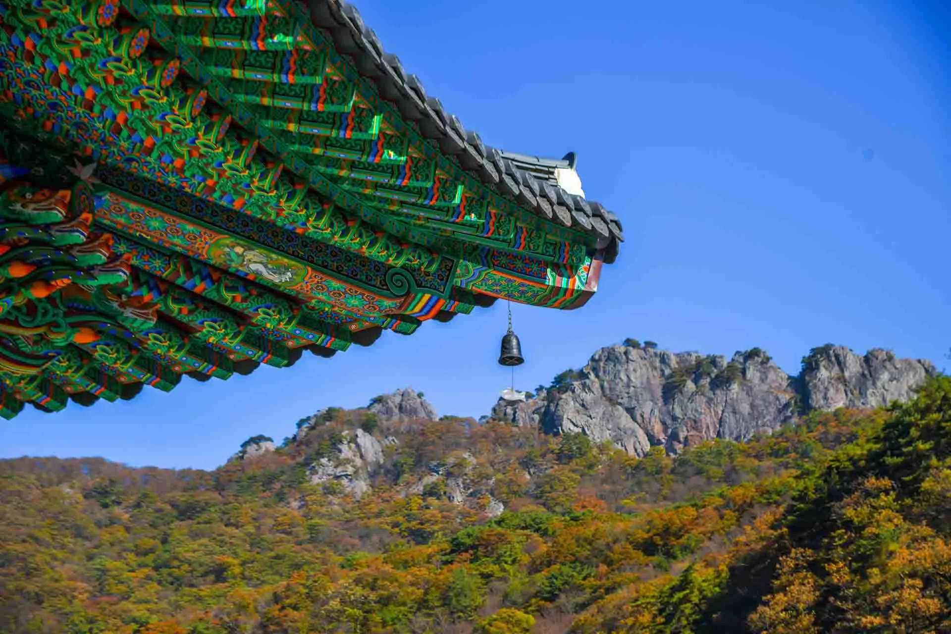Naejangsan Nationalpark i Jeolla – berømt for sine smukke bjerge, templer og farverige efterårslandskaber Naejangsan Nationalpark i Jeolla – berømt for sine smukke bjerge, templer og farverige efterårslandskaber