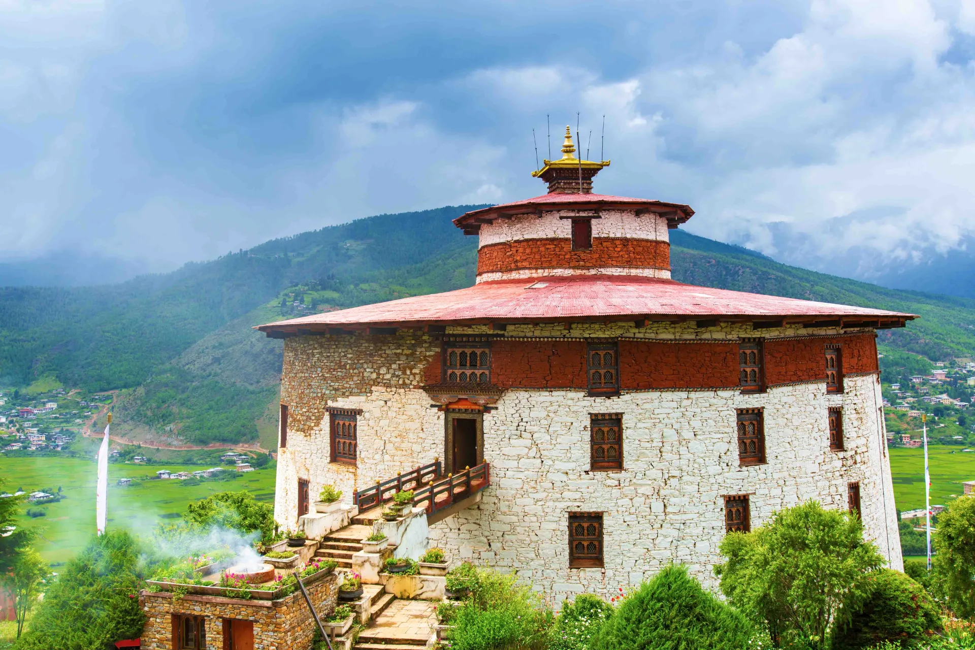 Nationalmuseet i Bhutan, også kendt som Ta Dzong