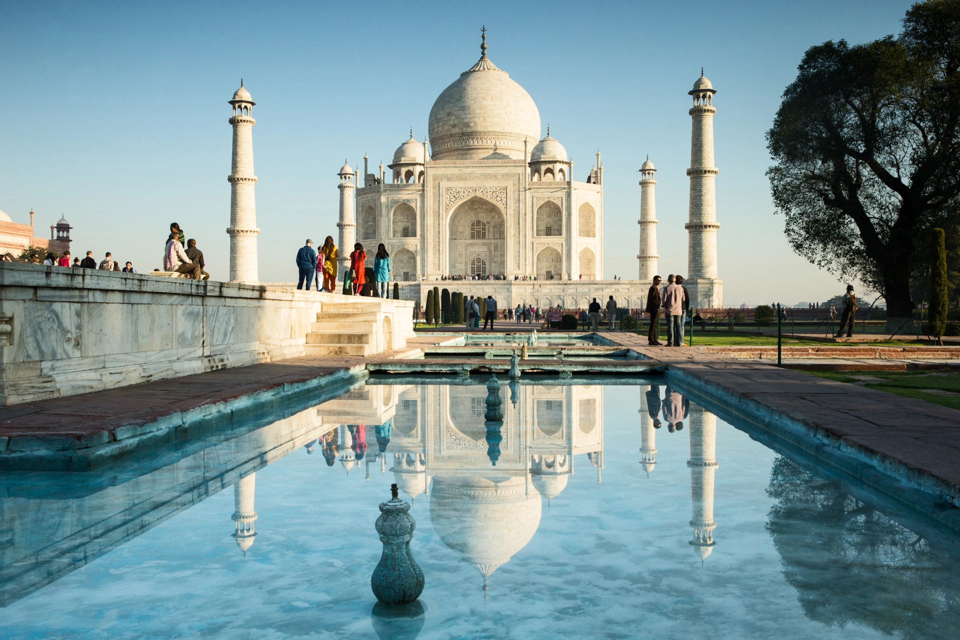Taj Mahal er et gravmausoleum for Shah Jahans yndlingshustru
