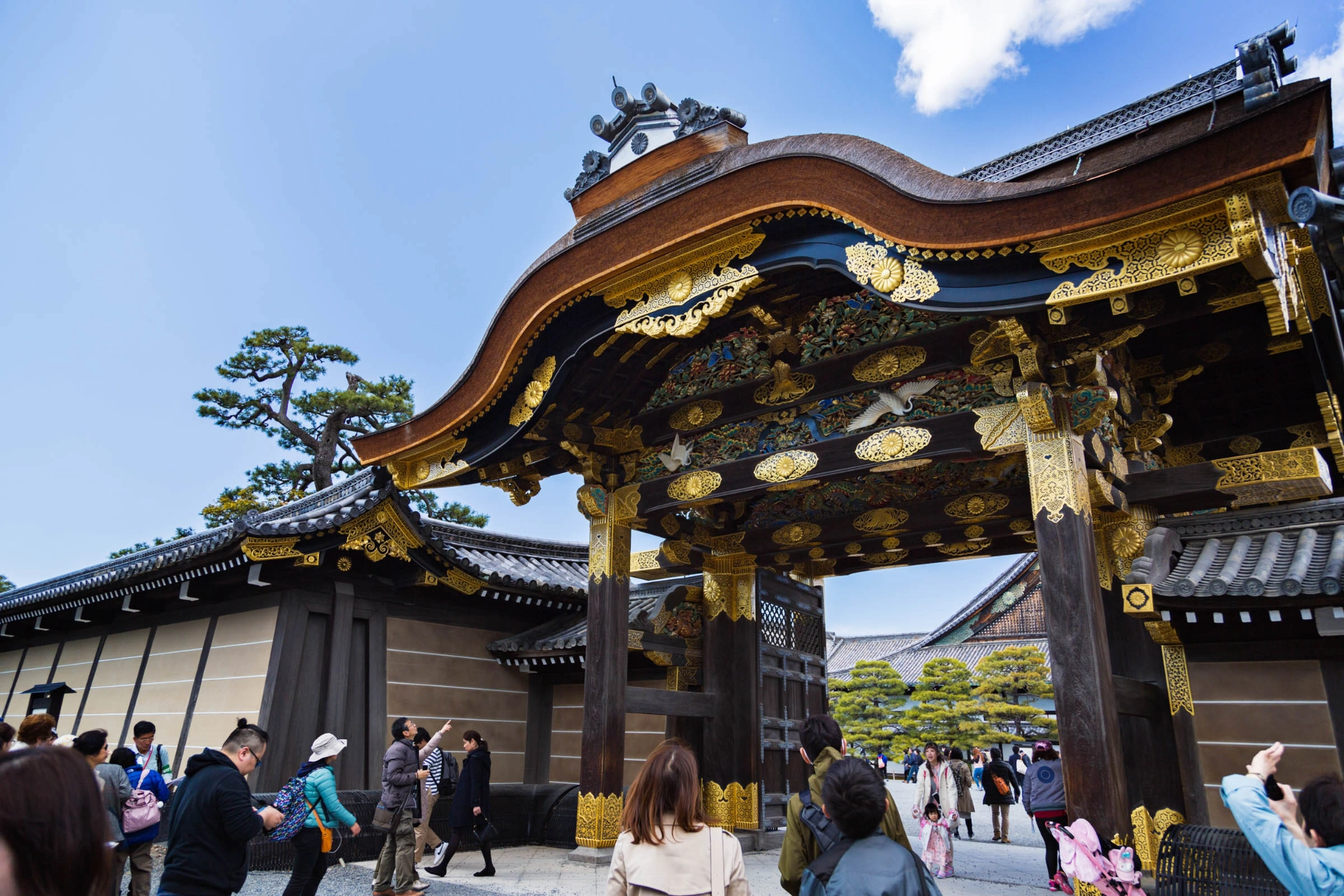 Indgangen til Nijo-borgen, Kyoto 