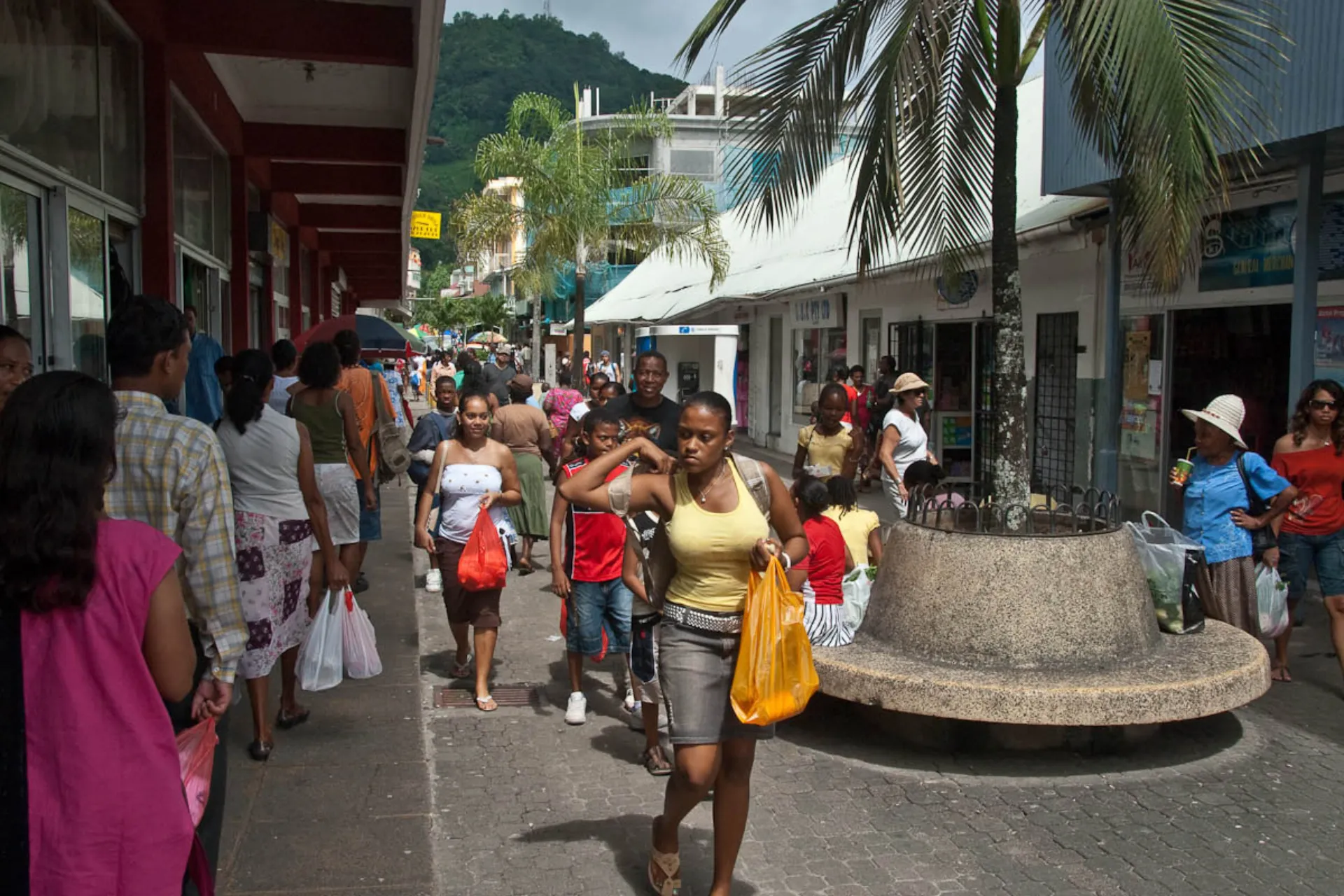 Byliv i Victoria på hovedøen Mahé