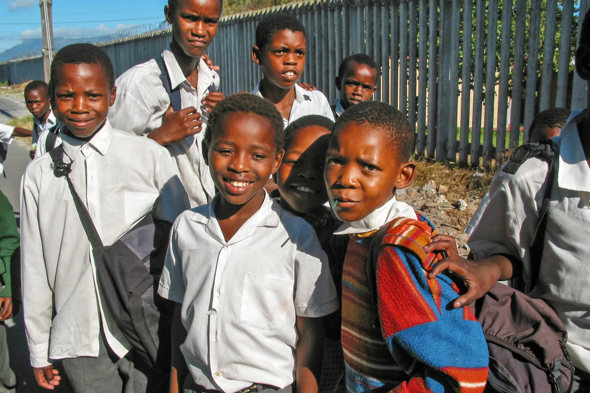 Skolebørn i Cape Town Skolebørn i Cape Town