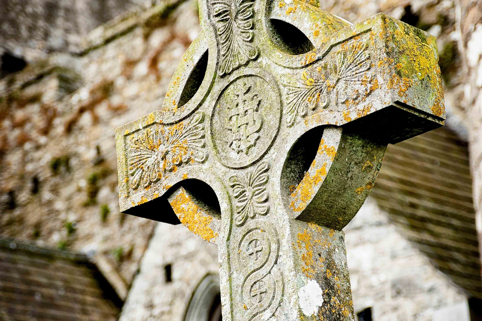 Keltisk kors ved Rock of Cashel