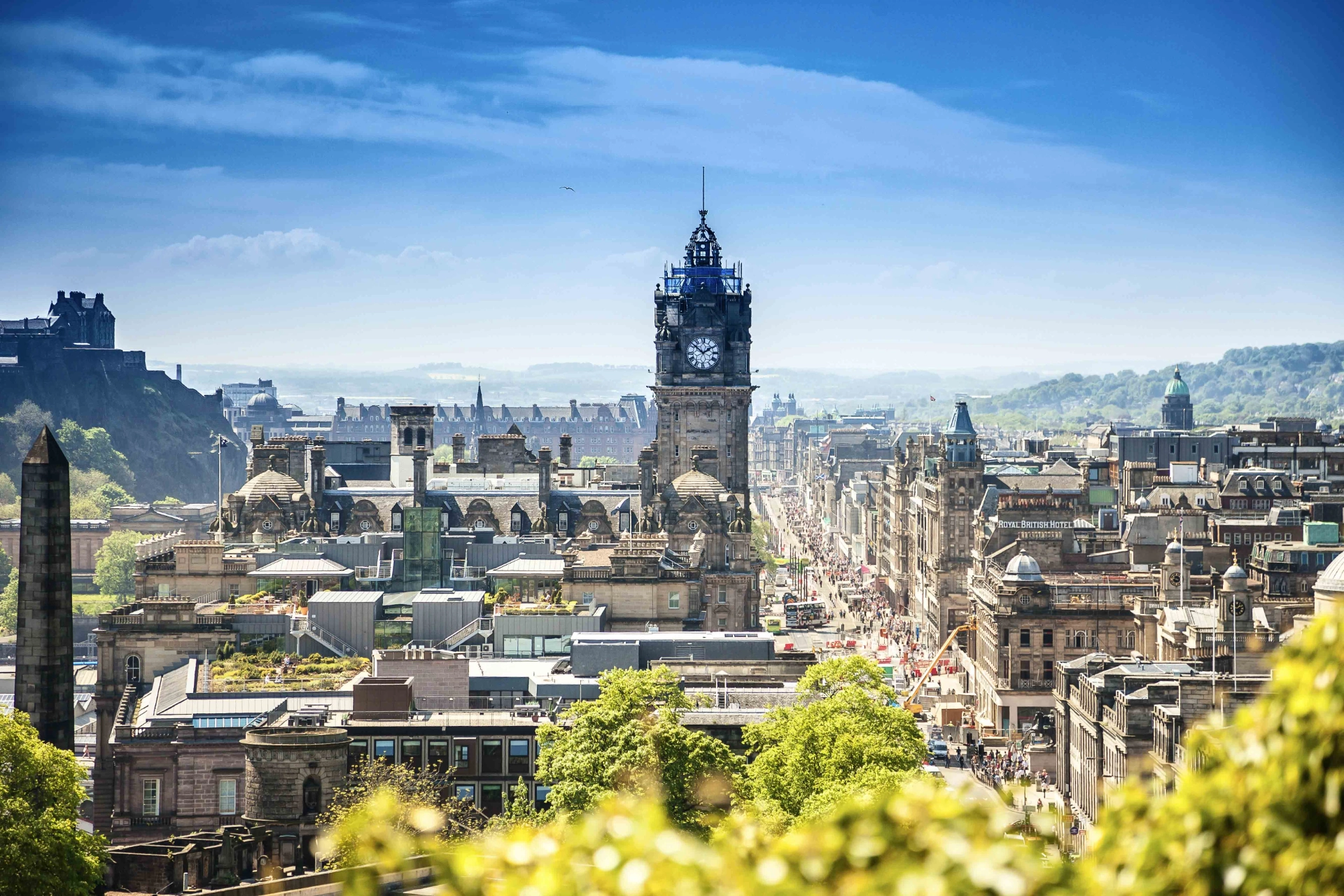 Udsigt over Edinburgh