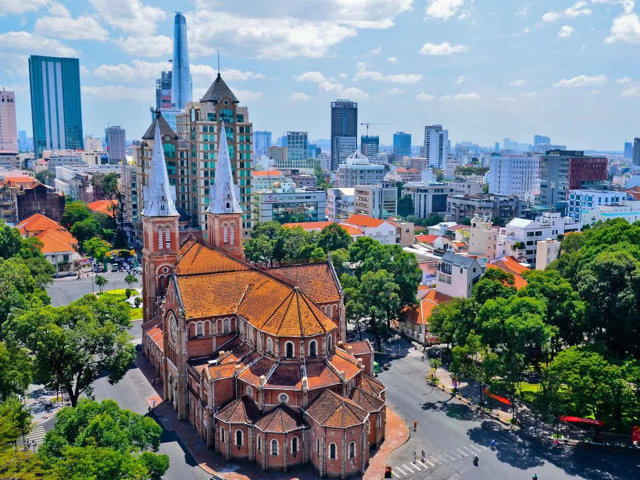 Notre Dame Katedralen i Ho Chi Minh City