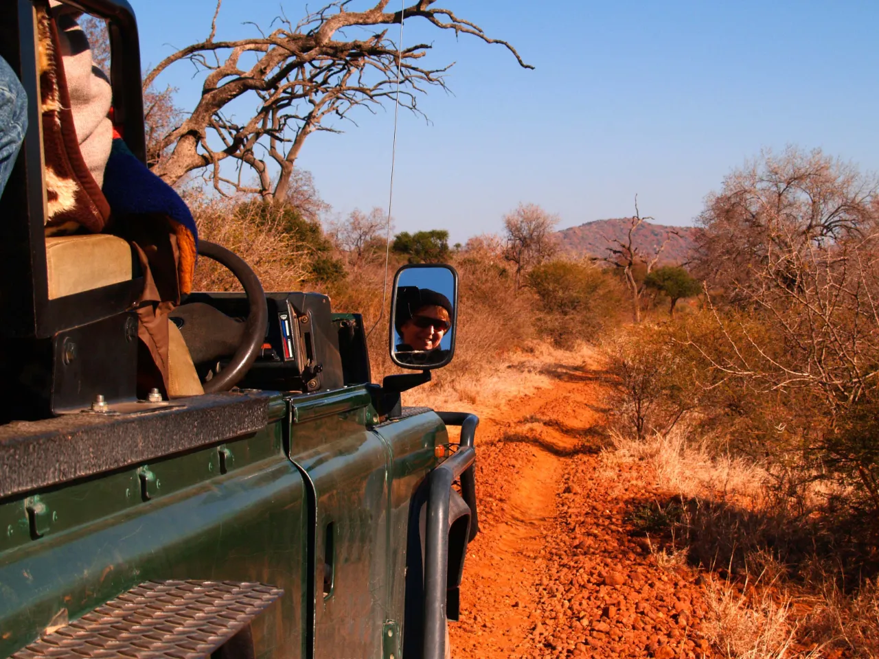 Typiske safari-hjulspor