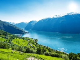 Udsigt over Sognefjorden