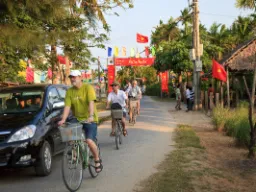 På cykeltur i området omkring Hoi An