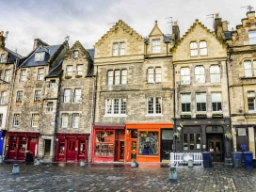 Husfacader i Edinburgh