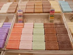 Sæber fra Marseilles på marked i Aix-en-Provence