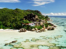 Stranden Anse Source d’Argent på La Digue
