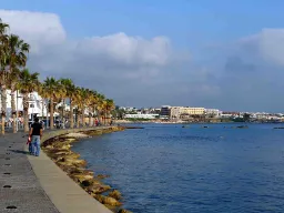 Paphos' havnepromenade