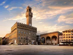 Palazzo Vecchio på Piazza della Signoria i Firenze