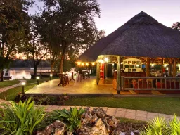A’Zambezi River Lodge ved Zambezi-floden