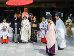 En japansk bryllupsceremoni