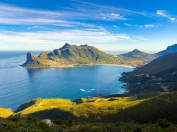 Hout Bay ligger ca 20 km syd for Cape Town