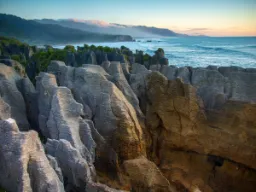 Pancake Rocks ved Punakaiki - NZ