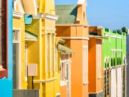 Kolonihuse i Lüderitz, Namibia Kolonihuse i Lüderitz, Namibia