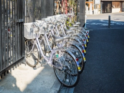 Kyoto er en cykelvenlig by 