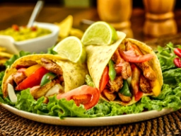 Mexicanske tacos med kylling og grønt
