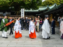 Shinto-ceremoni ved Meiji Jingu helligdommen