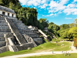 Indskrifternes tempel - Maya ruin i Palenque