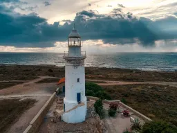 Fyrtårnet i Paphos er ca 20 meter højt