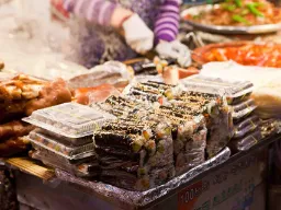 Gwangjang-markedet i Seoul Gwangjang-markedet i Seoul