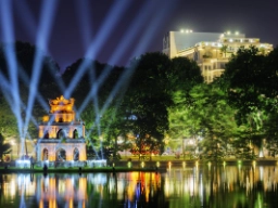 Turtle Tower er et nationalt symbol i Vietnam