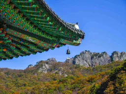 Naejangsan Nationalpark i Jeolla – berømt for sine smukke bjerge, templer og farverige efterårslandskaber Naejangsan Nationalpark i Jeolla – berømt for sine smukke bjerge, templer og farverige efterårslandskaber